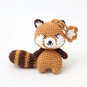 knitted raccoon