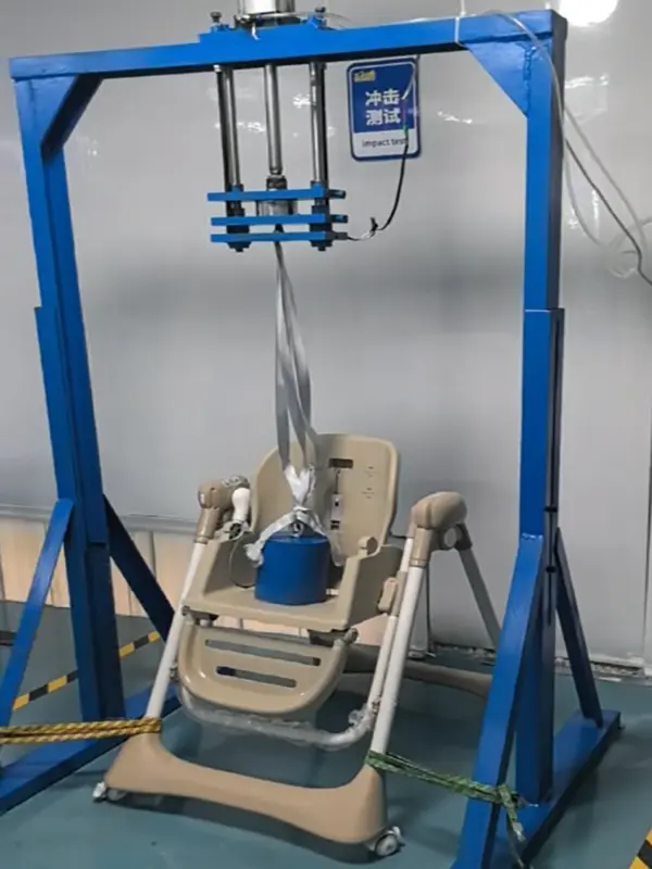 baby high chair impact safety testing